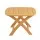 Gardeon HDPE Outdoor Side Table 150kg Natural Rectangular Patio Garden Furniture with Curved Edges Indoor Use