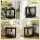 Gardeon Corner Shower Stool Side Table HDPE Bathroom Bench with Storage Shelf 150kg Capacity Black Adjustable Feet