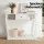 Artiss 100cm White Console Table Narrow Hallway Entryway Sofa Side Table with Drawer Shelf Melamine Finish