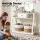 Artiss 100cm White Console Table Narrow Hallway Entryway Sofa Side Table with Drawer Shelf Melamine Finish