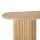 Artiss Console Table, Oval MDF Wood, 115CM, Pine Finish, Modern Design, Durable 50kg Capacity, Easy Assembly