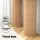 Artiss Console Table, Oval MDF Wood, 115CM, Pine Finish, Modern Design, Durable 50kg Capacity, Easy Assembly