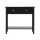 Artiss 80cm Console Table with Two Drawers Open Shelf Black Minimalist Storage Furniture
