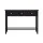 Artiss Console Table 100cm with 3 Drawers Open Shelf Vintage Handles Black for Hallways Living Rooms and Offices