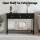 Artiss Console Table 100cm with 3 Drawers Open Shelf Vintage Handles Black for Hallways Living Rooms and Offices