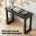 Artiss 110CM Black Console Table – Minimalist Design with Wood Grain, Ski-Leg Support, Easy Assembly, Anti-Tip Safety