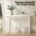 Artiss 110CM White Console Table – Minimalist Design, Wood Grain Surface, Ski-Leg Structure, Anti-Topple Safety