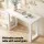 Artiss 110CM White Console Table – Minimalist Design, Wood Grain Surface, Ski-Leg Structure, Anti-Topple Safety