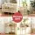 Artiss Console Table 124CM Pine with Straw Rope Metal Bars, 2-Tier Storage, MDF Top, Rustic Entryway Hallway
