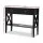 Artiss 100CM Black Console Table with 2 Drawers, Vintage Metal Handles, E1 MDF, 2-Tier Shelf for Entryway & Living Room