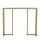 Artiss Marble Effect Console Table - White & Gold, 95cm, E1 Particle Board, Metal Frame, Space-Saving, 50kg Capacity