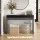 Artiss Console Table 120cm Black Wood Grain Finish, Minimalist Hallway Entryway Sofa Table with Storage, Particle Board