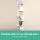 Artiss Wall Shelf Corner Floating 5-Tier White, 123cm Particle Board, Space-Saving, Easy Assembly, Modern Design