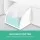 Artiss Wall Shelf Corner Floating 5-Tier White, 123cm Particle Board, Space-Saving, Easy Assembly, Modern Design