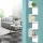 Artiss Wall Shelf Corner Floating 5-Tier White, 123cm Particle Board, Space-Saving, Easy Assembly, Modern Design