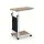 Artiss Adjustable Mobile Laptop Desk – 48CM Oak, C-Shape Frame, Pneumatic Height, Smooth Casters for Home Office