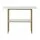 Artiss Console Table Marble Effect White and Gold 120cm – 2-Tier Hallway Entry Table, Metal Frame, Easy Clean, Storage