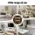 Artiss Console Table Marble Effect White and Gold 120cm – 2-Tier Hallway Entry Table, Metal Frame, Easy Clean, Storage