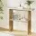 Artiss Console Table Marble Effect White and Gold 120cm – 2-Tier Hallway Entry Table, Metal Frame, Easy Clean, Storage