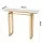 Artiss 110cm Marble Effect Console Table White Gold Slim 30cm Depth Hallway Entryway Table 75kg Capacity