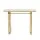 Artiss 110cm Marble Effect Console Table White Gold Slim 30cm Depth Hallway Entryway Table 75kg Capacity