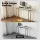 Artiss 110cm Marble Effect Console Table White Gold Slim 30cm Depth Hallway Entryway Table 75kg Capacity