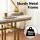 Artiss 110cm Marble Effect Console Table White Gold Slim 30cm Depth Hallway Entryway Table 75kg Capacity