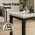 Artiss Marble Effect Console Table 2-Tier Slim Hallway Entryway Display Desk 90cm White Black Frame 30kg