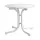 Gardeon 80cm Folding Round Bistro Table Stainless Steel Wrapped Top White Outdoor Patio 72cm High Seating