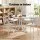 Gardeon 80cm Folding Round Bistro Table Stainless Steel Wrapped Top White Outdoor Patio 72cm High Seating