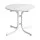 Gardeon 80cm Folding Round Bistro Table Stainless Steel Wrapped Top White Outdoor Patio 72cm High Seating
