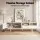 Artiss 200cm White TV Entertainment Unit Fluted Front Fits up to 80in TVs 70kg Tabletop Capacity 2 Cabinets