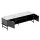 Artiss Kaisu 140CM TV Cabinet: Marble-Effect Tabletop, Metal Legs, Storage, Cable Management, Easy Assembly, White/Black