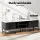 Artiss Kaisu 140CM TV Cabinet: Marble-Effect Tabletop, Metal Legs, Storage, Cable Management, Easy Assembly, White/Black