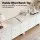 Artiss 200cm White TV Unit Entertainment Cabinet Marble Effect Soft Close Storage 80kg Benchtop Support