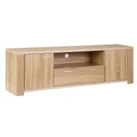 Artiss 180cm Pine TV Unit Entertainment Cabinet with Drawer Soft Close Hinges Fits up to 70-inch TVs 80kg Capacity