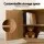 Artiss 180cm Pine TV Unit: Adjustable Shelves, Soft-Close, Cable Management, Anti-Tip, Easy Assembly, 80kg Capacity