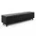 Artiss 180cm Black TV Unit: E1 Particle Board, Melamine Finish, Soft Close Doors, Adjustable Shelves, Cable Management