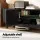 Artiss 180cm Black TV Unit: E1 Particle Board, Melamine Finish, Soft Close Doors, Adjustable Shelves, Cable Management