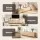 Artiss 180cm Scalloped TV Unit Entertainment Cabinet with Adjustable Shelves