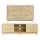 Artiss TV Unit and Chest of Drawers Set Pine with Storage and Solid Wood Legs