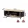 Artiss TV Entertainment Unit Storage Cabinet Black and Pine 140cm MDF Melamine, 2 Doors, Shelves, Cable Management