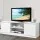 Artiss 120cm White TV Cabinet Entertainment Unit - Elegant Melamine Finish, 2 Cabinets & Shelves, Easy Assembly