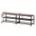Artiss Entertainment Unit TV Stand, 176cm Vintage Walnut, 3-Tier Shelves, Metal Frame, Industrial Style, Sturdy