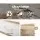 Artiss 180cm Oak White TV Cabinet Entertainment Unit, Scandinavian Design, 2 Drawers, Easy Assembly