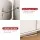 Artiss 160cm White TV Entertainment Unit, Full Floor Storage Cabinet, Smooth Sliding Doors, Adjustable Shelves, MDF
