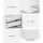Artiss 180cm TV Cabinet Entertainment Unit - Modern Dual-Tone Wood White, 3 Drawers, Tempered Glass Shelves, High Gloss