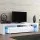 Artiss LED Entertainment Unit TV Cabinet, 189cm, White, High Gloss Finish with RGB Lighting, Tempered Glass Shelf