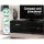 Artiss 140cm Black TV Cabinet - Modern Entertainment Unit with Storage, High-Gloss Finish & Cable Management