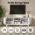 Artiss 160cm TV Entertainment Unit Storage Cabinet with Fluted Doors White 60kg Tabletop Anti-Tip Kit
